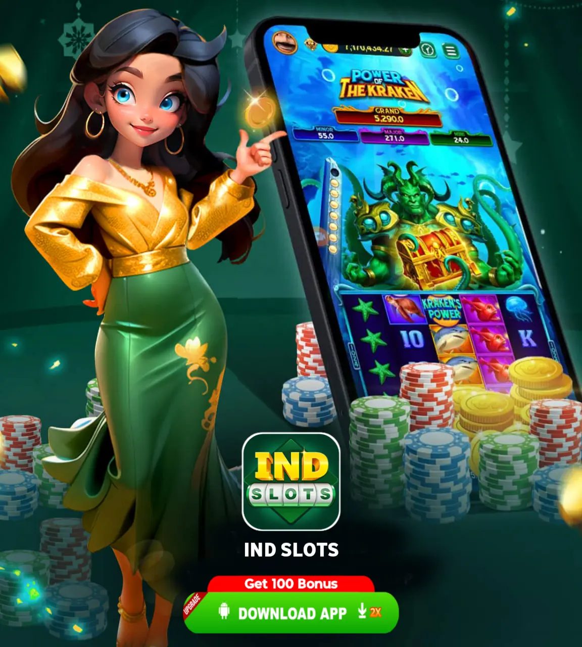 IND Slots Apk Banner